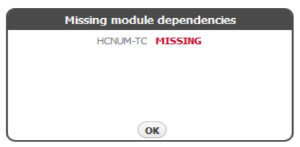 MIB Missing Module